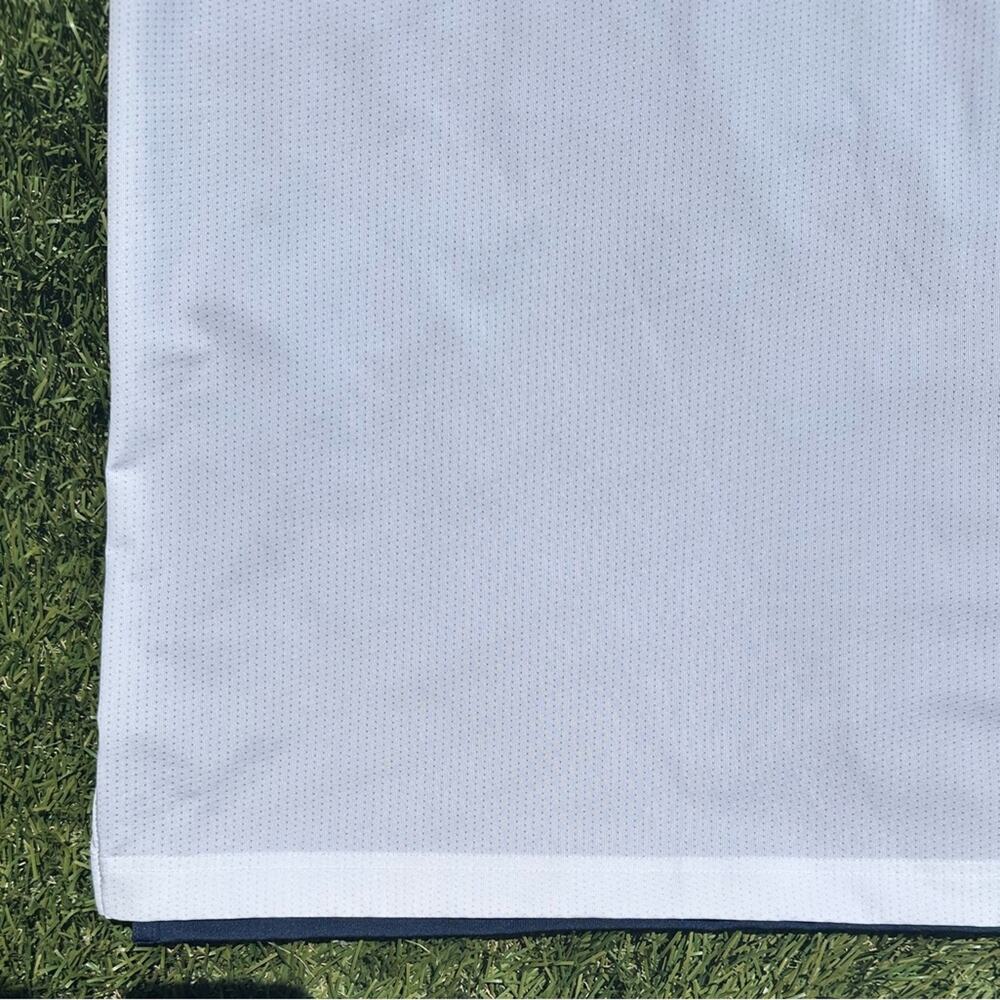 Adidas ClimaCool Athletic Raglan Polo Shirt Perforated Short Slv Golf Collar XXL - Picture 4 of 8